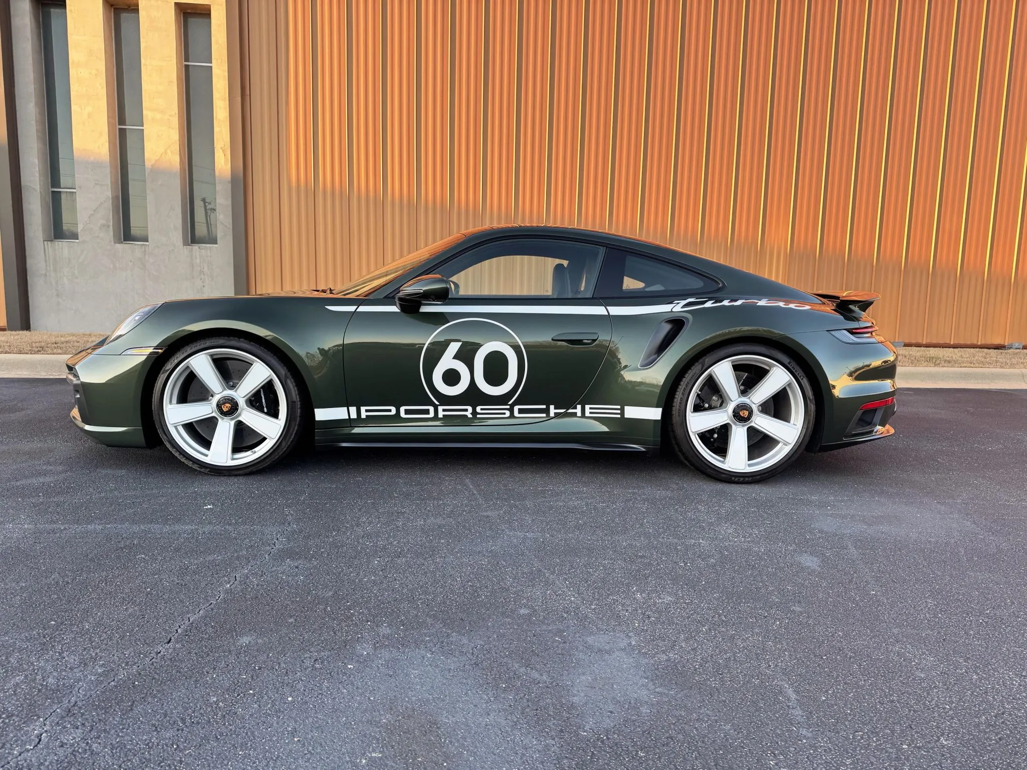 2025 Porsche 911 Turbo 50 Years in Oak Green Metallic