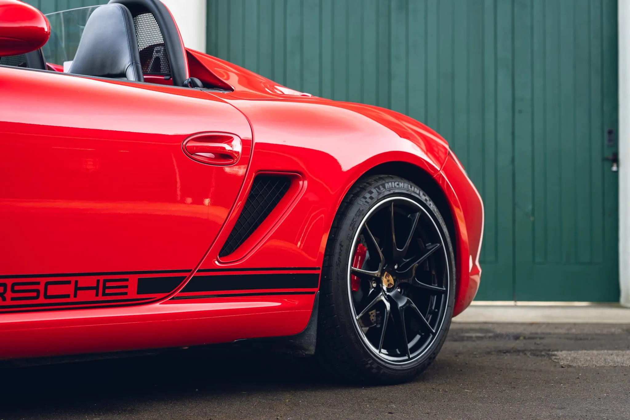 2011 Porsche Boxster Spyder in Guards Red
