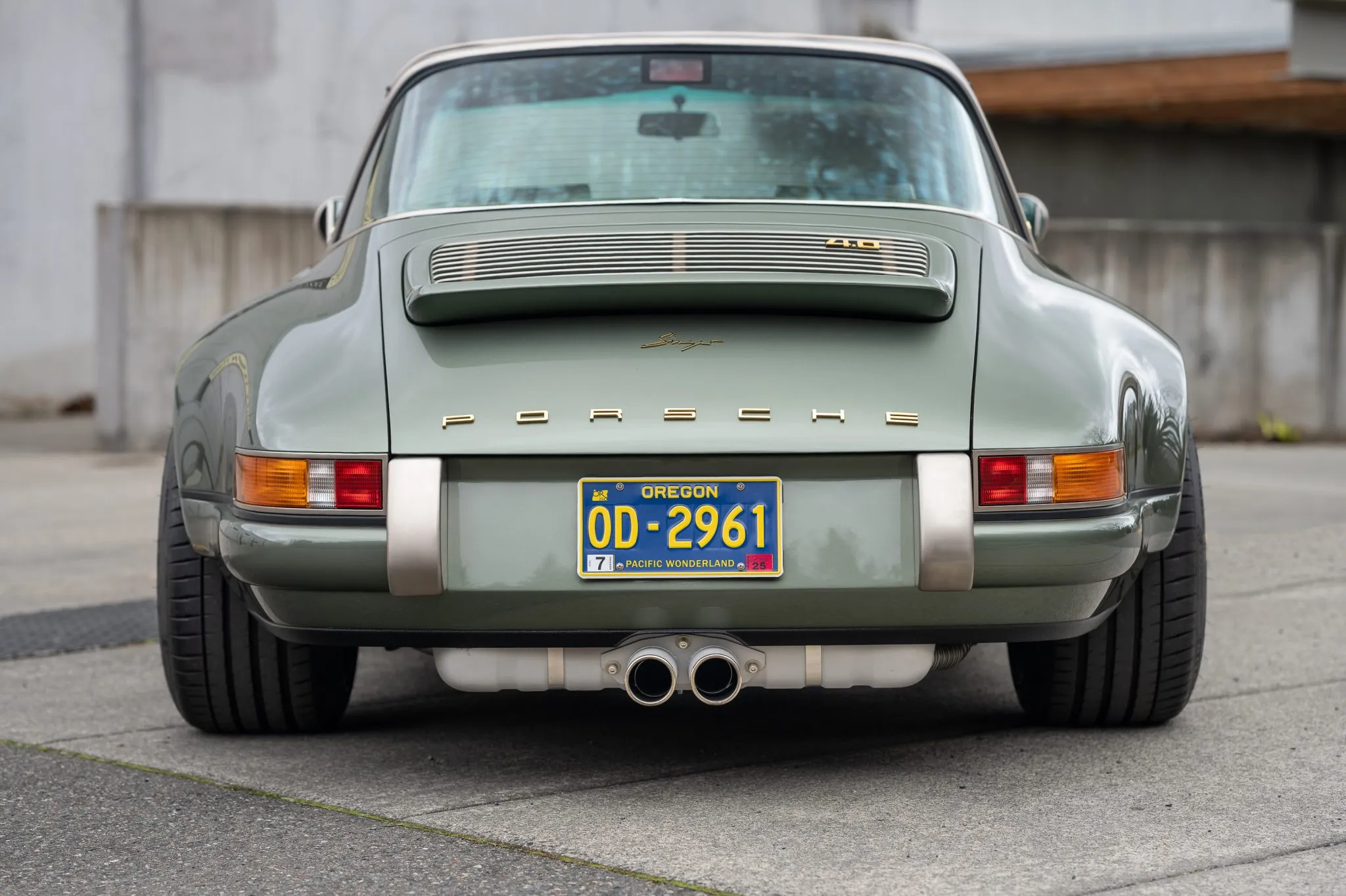 1991 Porsche 911 Carrera 2 Targa by Singer in Onyx Metallic