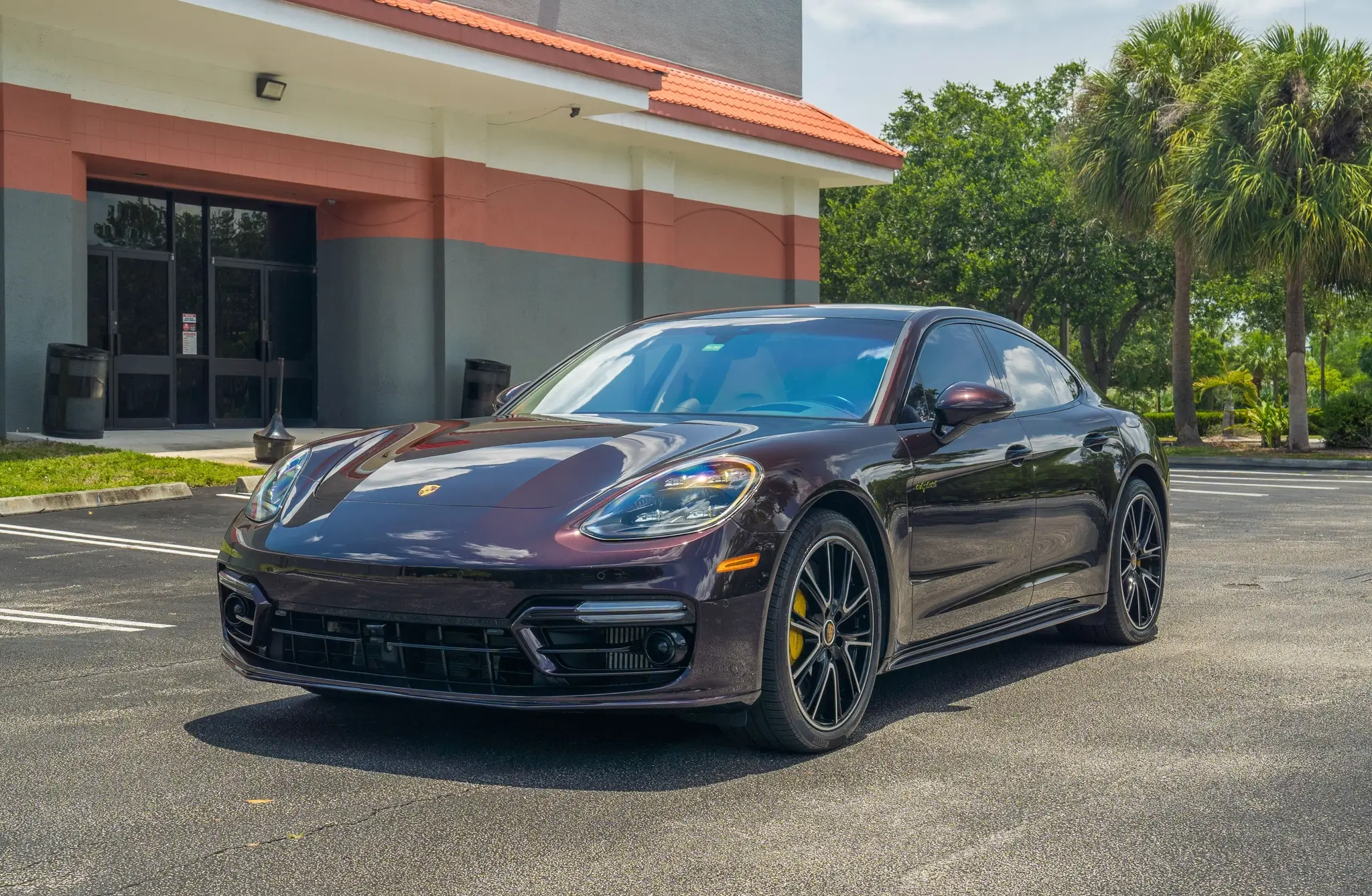 2021 Porsche Panamera Turbo S E-Hybrid in Amethyst Metallic