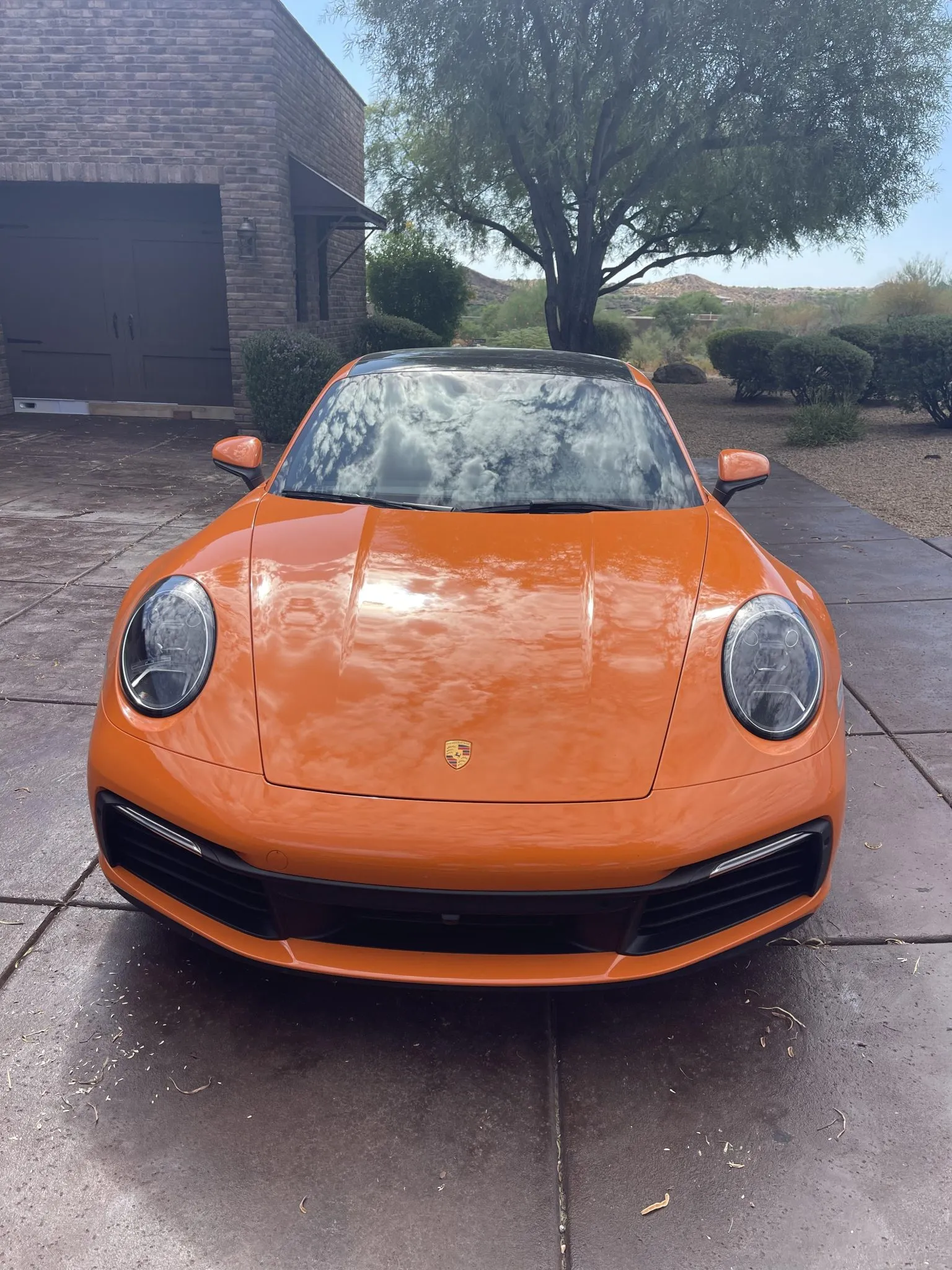 2022 Porsche 911 Carrera Coupe in Pastel Orange