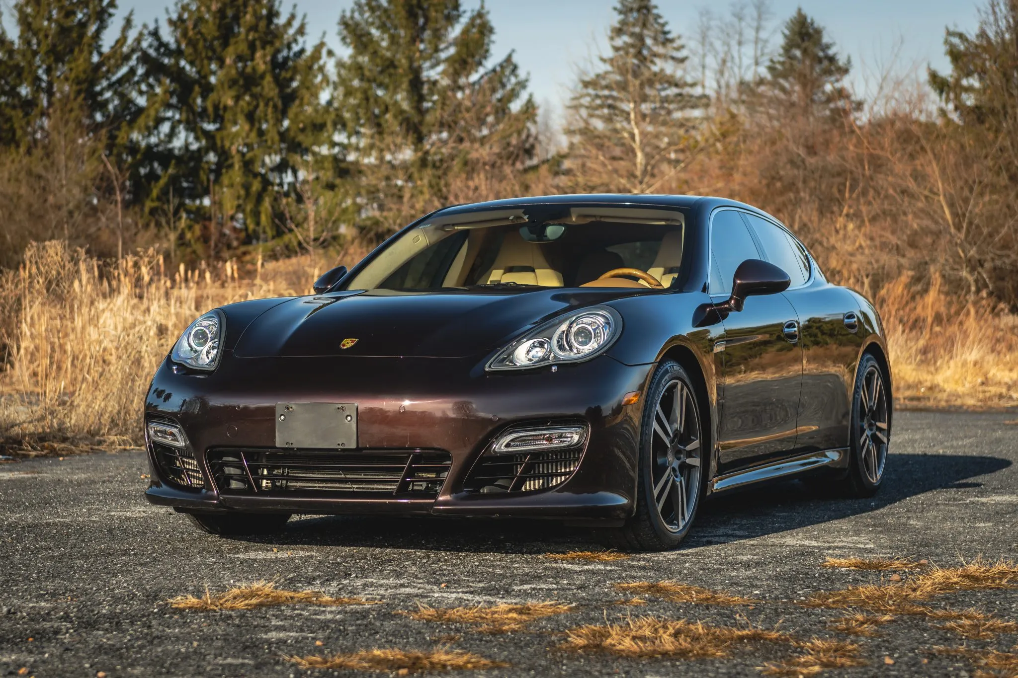 2011 Porsche Panamera Turbo in Mahogany Metallic
