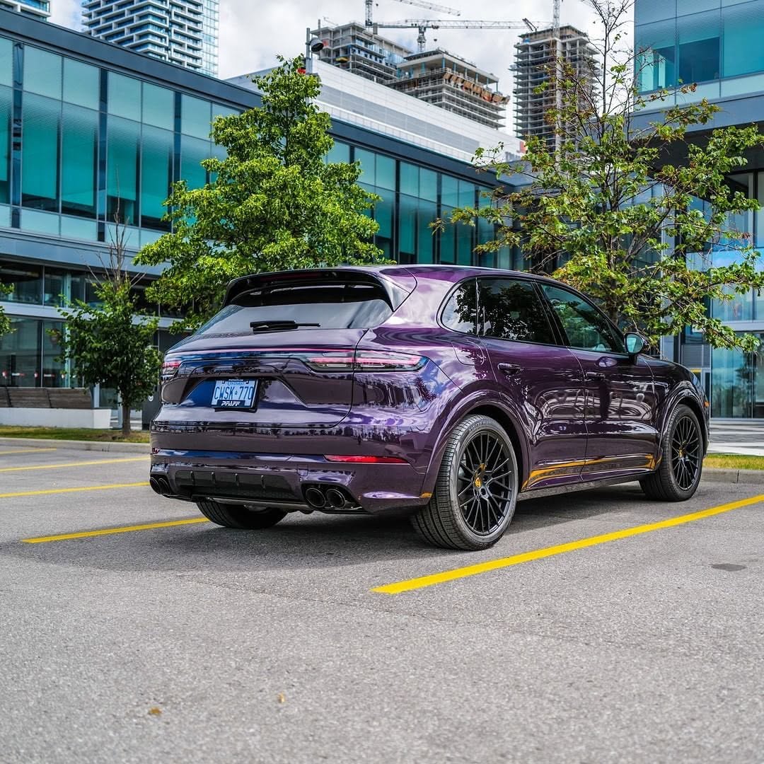 2022 Porsche Cayenne GTS in Merlin Purple Metallic