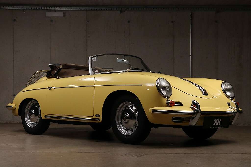 1961 Porsche 356 B 1600 Super Roadster in Condor Yellow