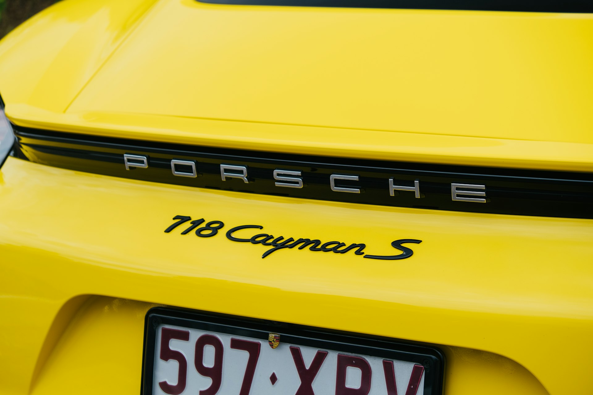 2017 Porsche 718 Cayman S in Racing Yellow