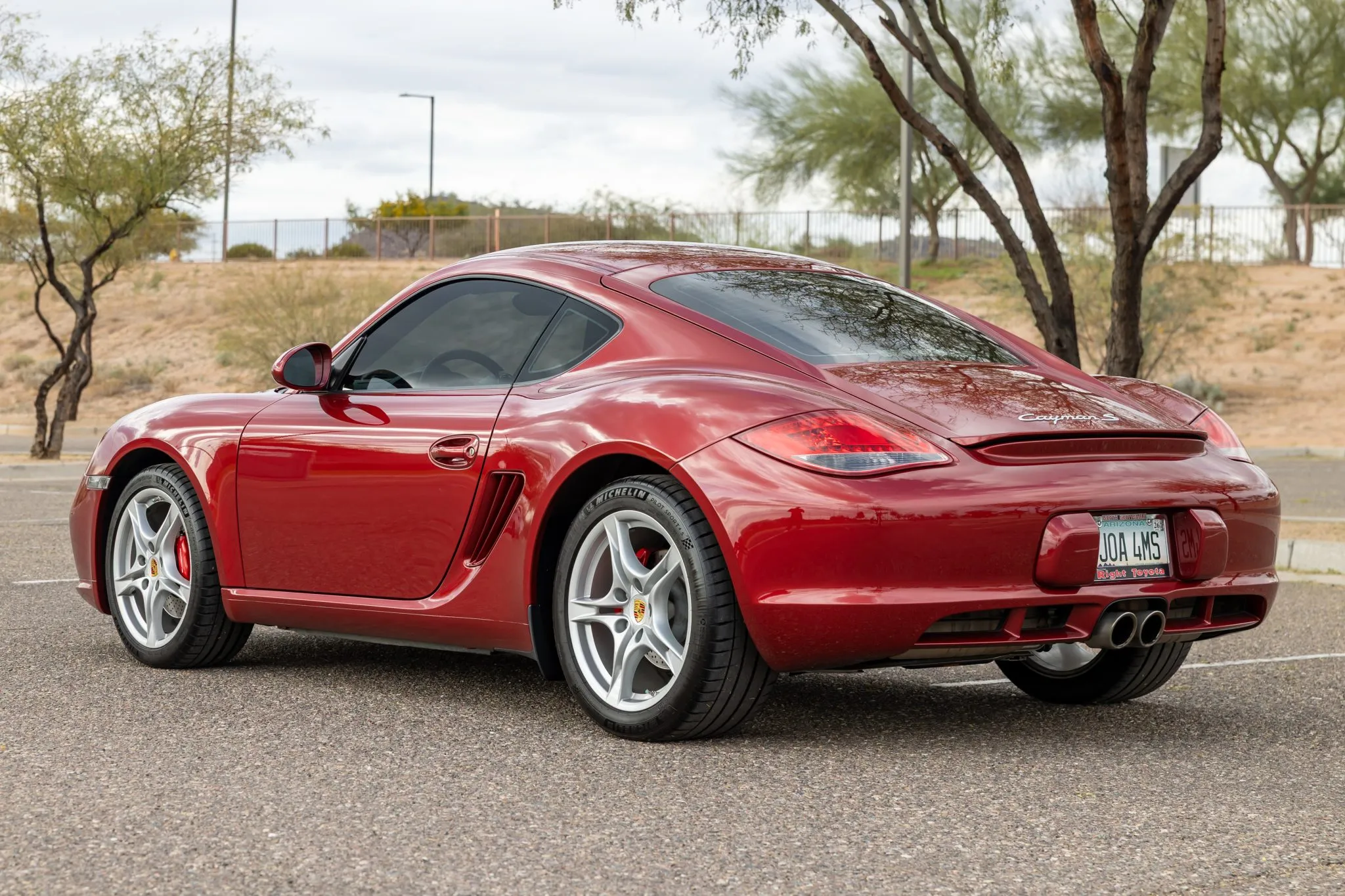 2009 Porsche Cayman S in Ruby Red Metallic