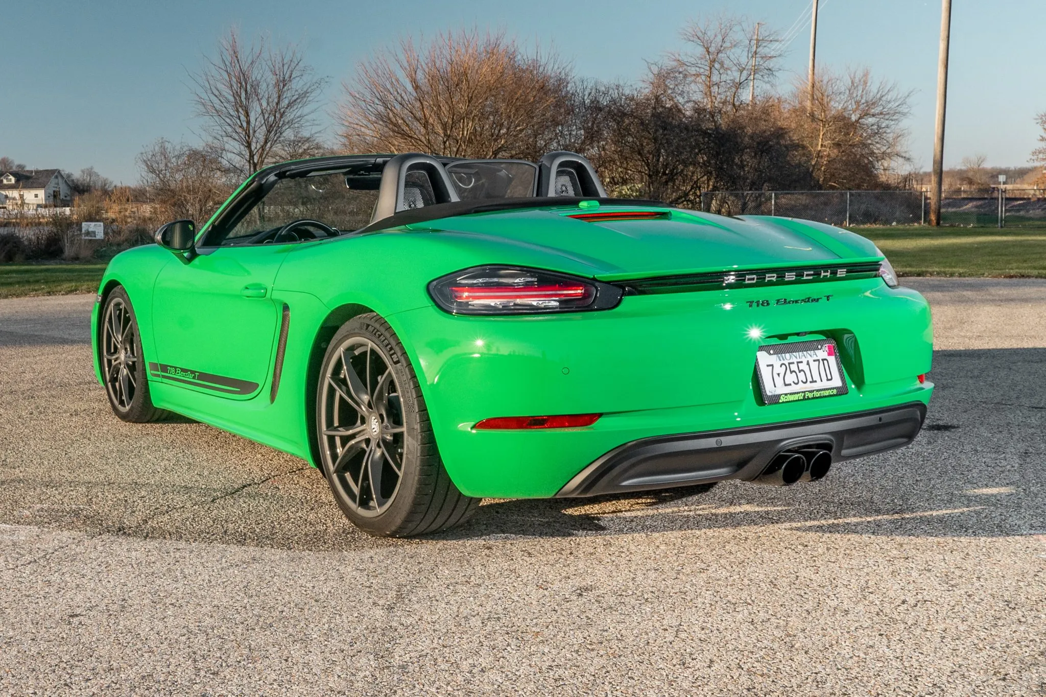 2021 Porsche 718 Boxster T 4.0 in Python Green