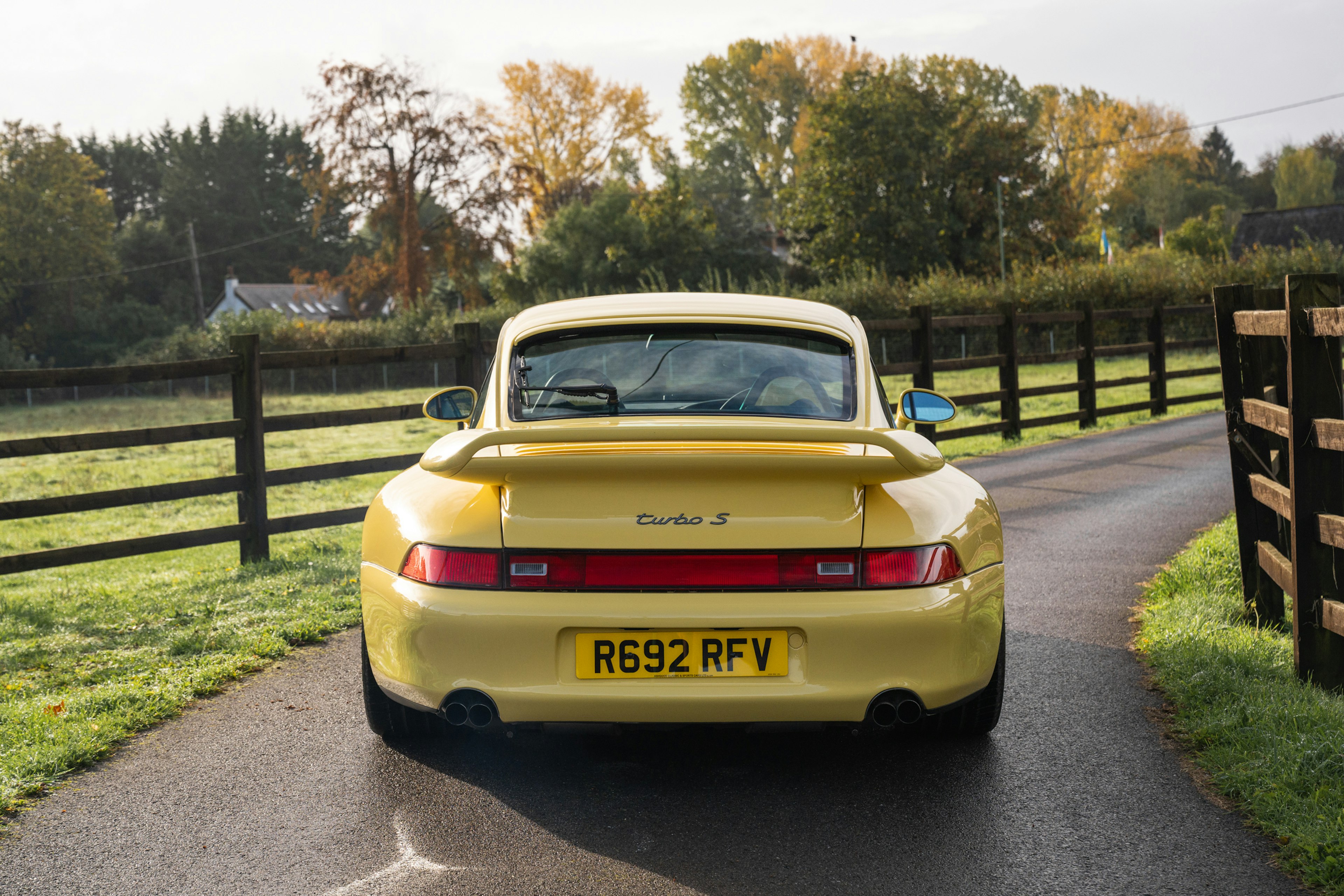 1998 Porsche 911 Turbo S in Pastel Yellow