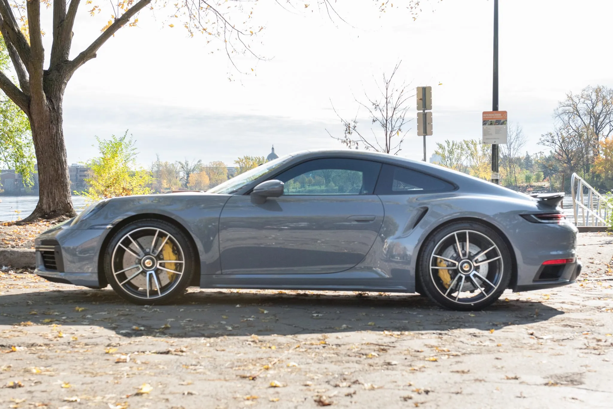 2023 Porsche 911 Turbo S Coupe in Arctic Grey