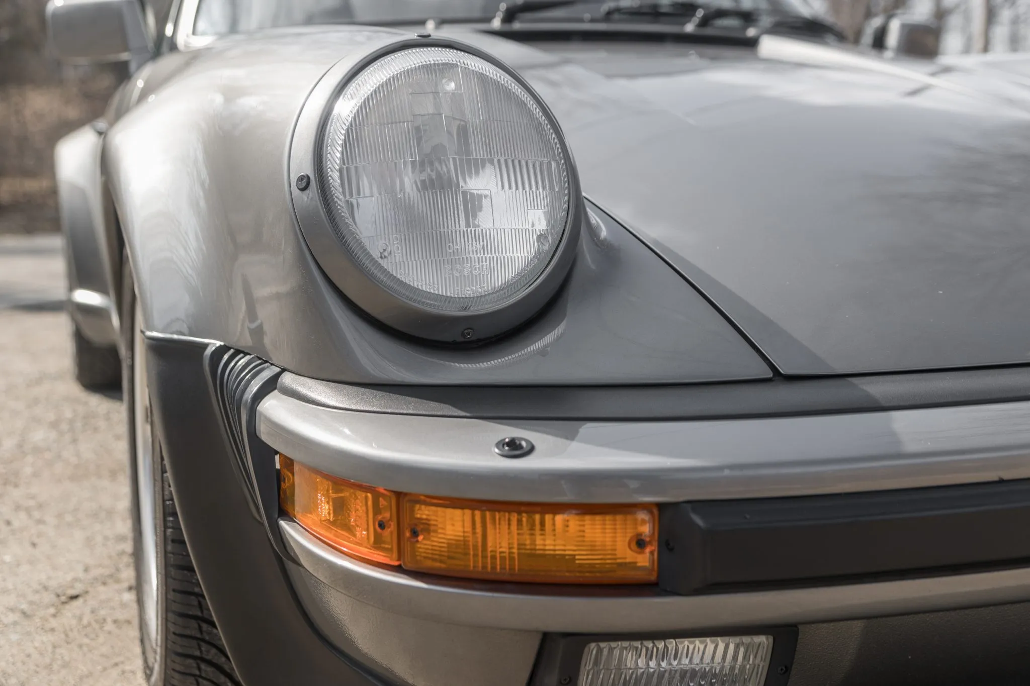 1989 Porsche 911 Turbo Cabriolet in Stone Grey Metallic