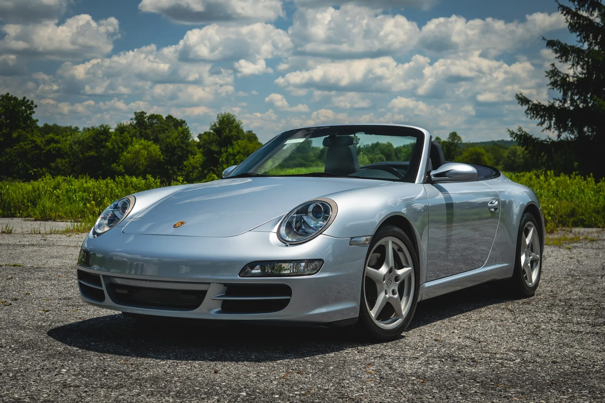2005 Porsche 911 Carrera Cabriolet in Polar Silver Metallic