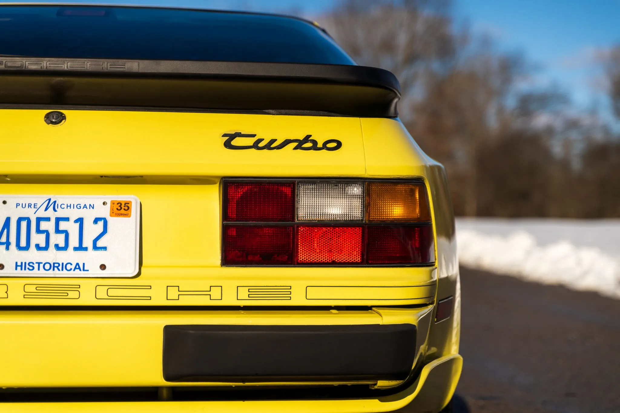 1987 Porsche 944 Turbo in Lemon Yellow
