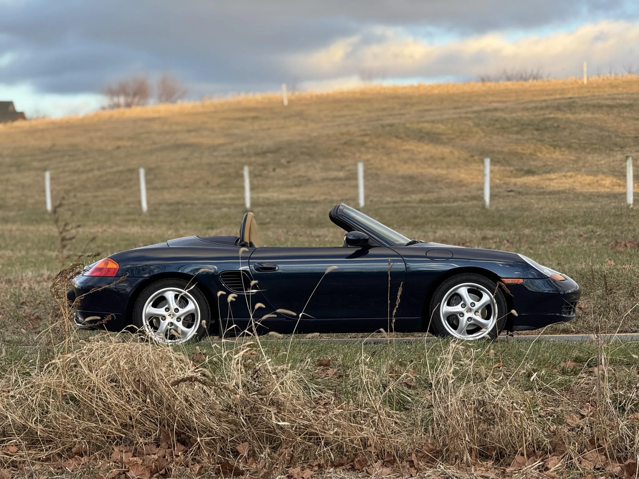 2000 Porsche Boxster in Ocean Blue Metallic