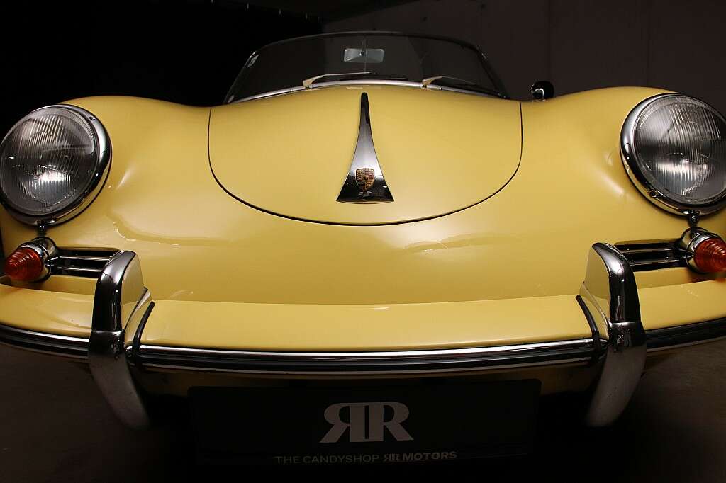1961 Porsche 356 B 1600 Super Roadster in Condor Yellow