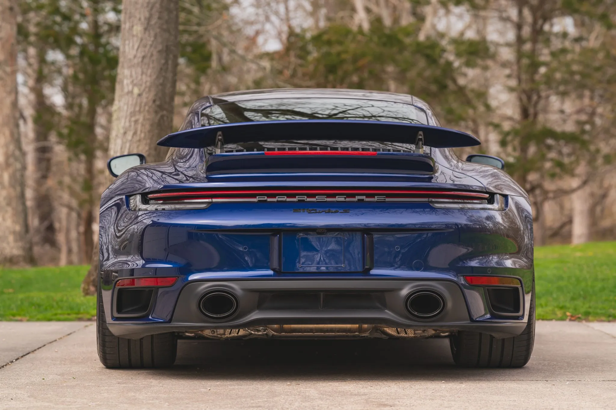 2023 Porsche 911 Turbo S Coupe in Gentian Blue Metallic