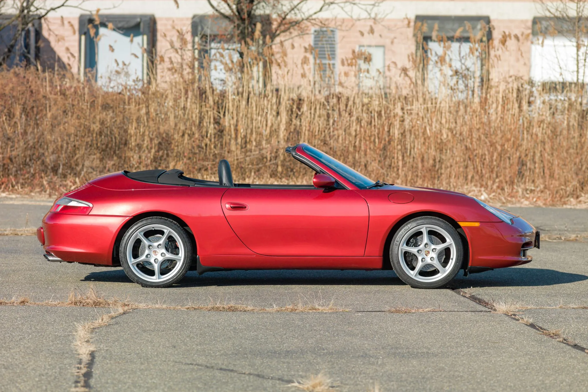 2003 Porsche 911 Carrera Cabriolet in Orient Red Metallic