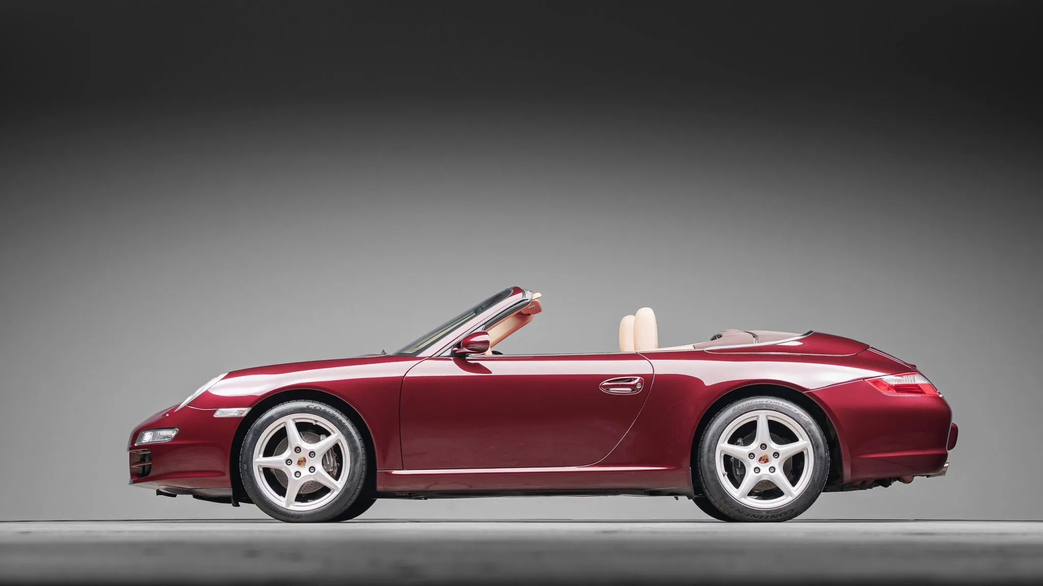 2007 Porsche 911 Carrera Cabriolet in Carmon Red Metallic