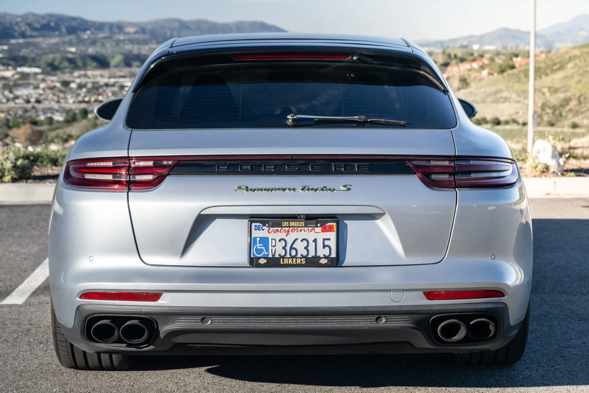 2018 Porsche Panamera Turbo S E-Hybrid Sport Turismo in Dolomite Silver Metallic