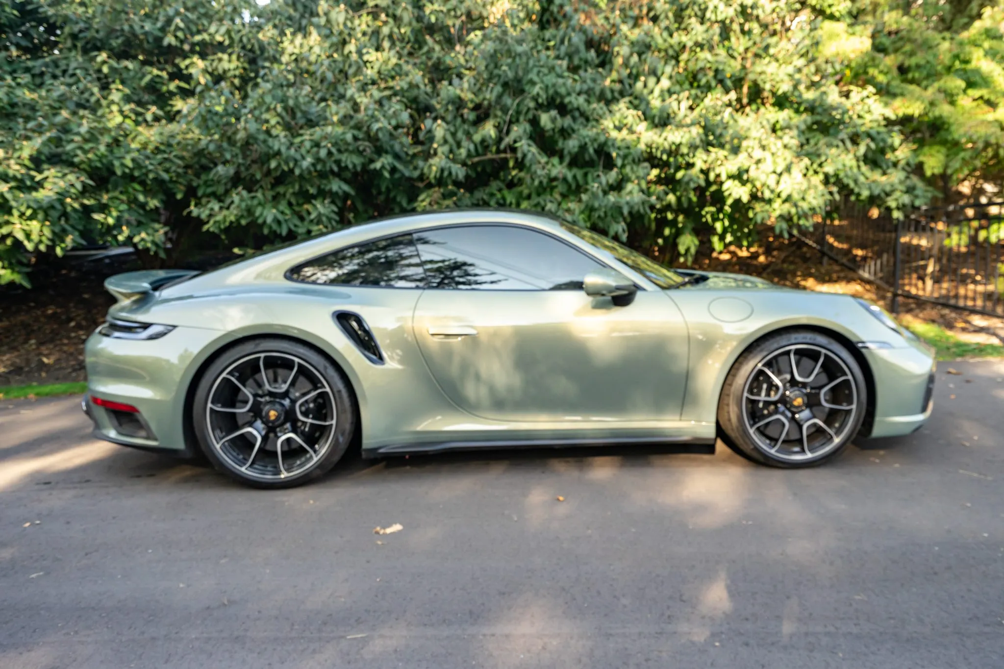 2021 Porsche 911 Turbo S Coupe In Urban Bamboo ChromaFlair