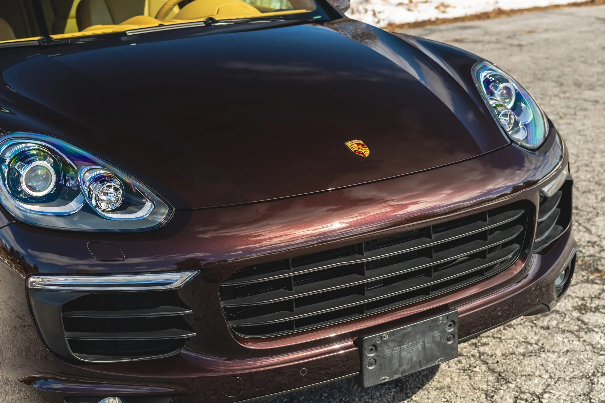 2017 Porsche Cayenne Platinum Edition in Mahogany Metallic