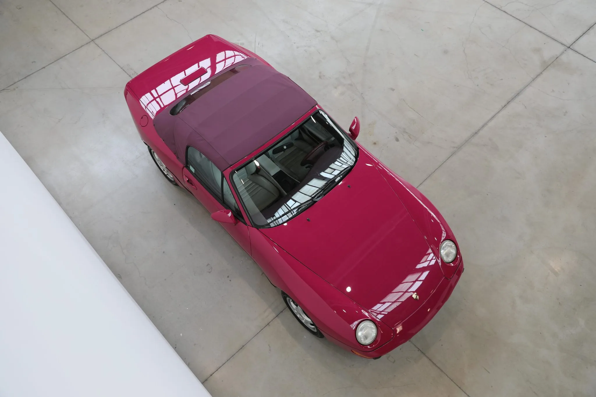 1992 Porsche 968 Cabriolet in Rubystone Red