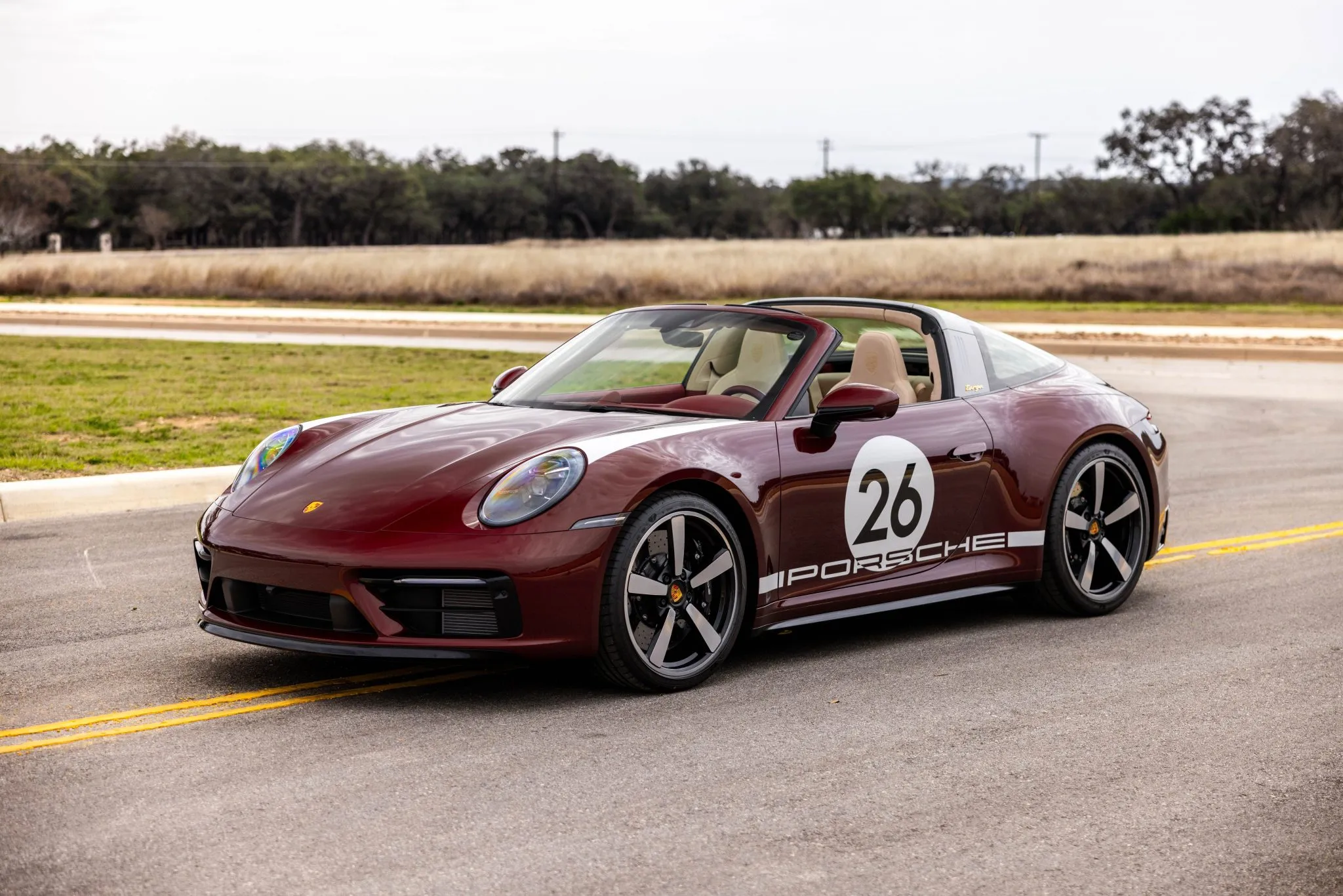 2021 Porsche 911 Targa 4S Heritage Design Edition in Cherry Metallic