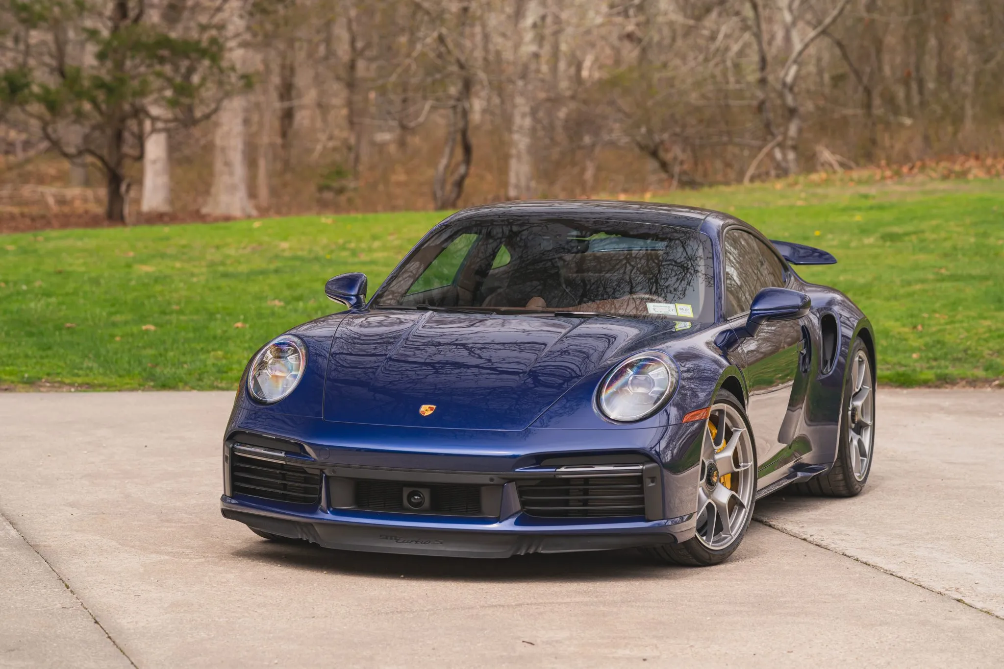 2023 Porsche 911 Turbo S Coupe in Gentian Blue Metallic