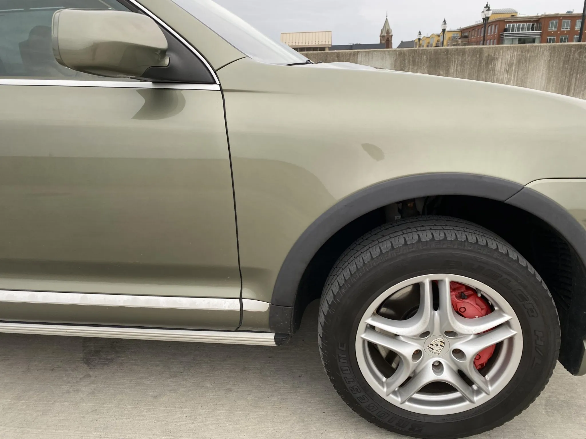 2008 Porsche Cayenne Turbo in Olive Green Metallic