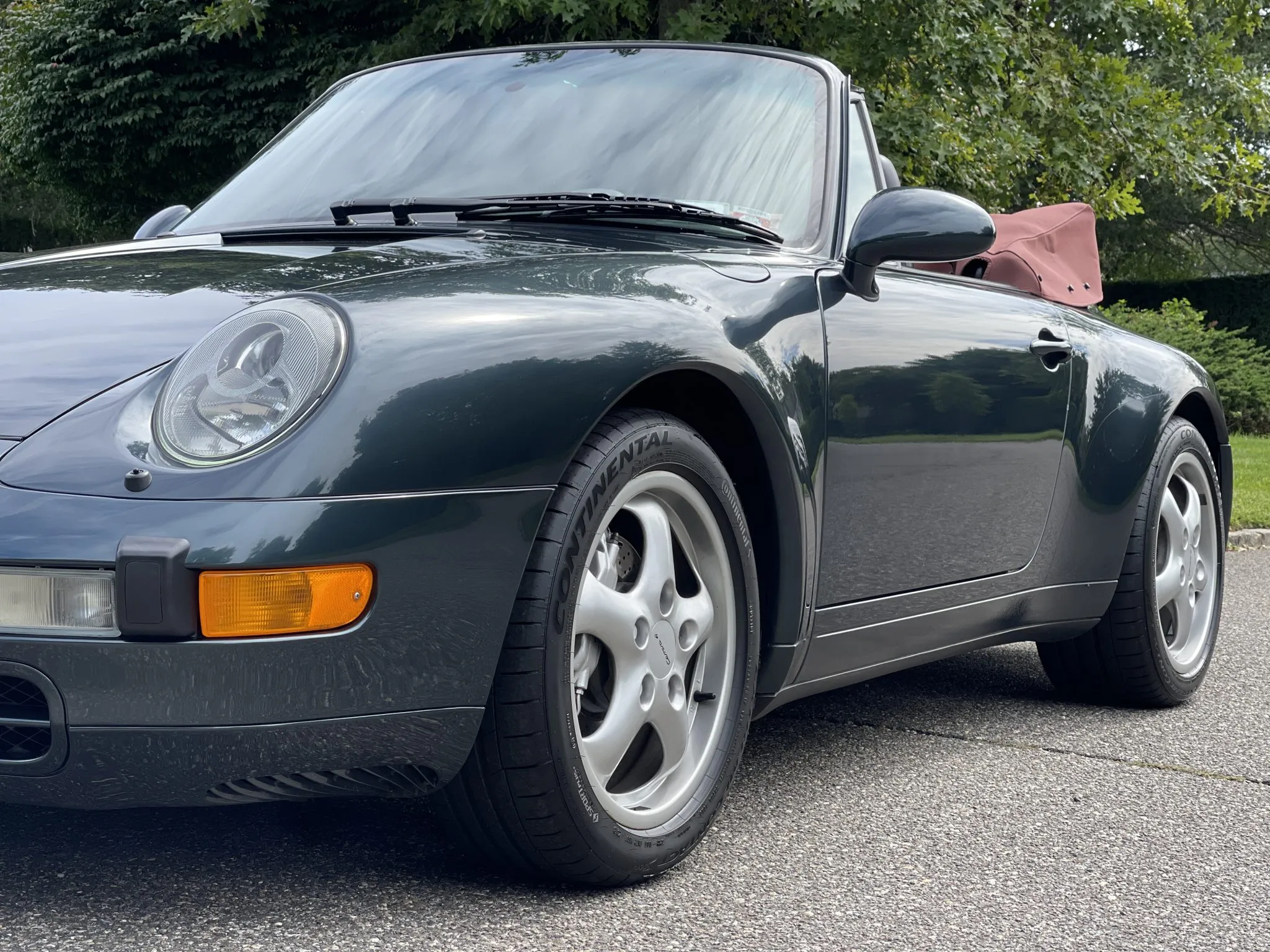 1995 Porsche 911 Carrera 4 Cabriolet in Aventurine Green Metallic