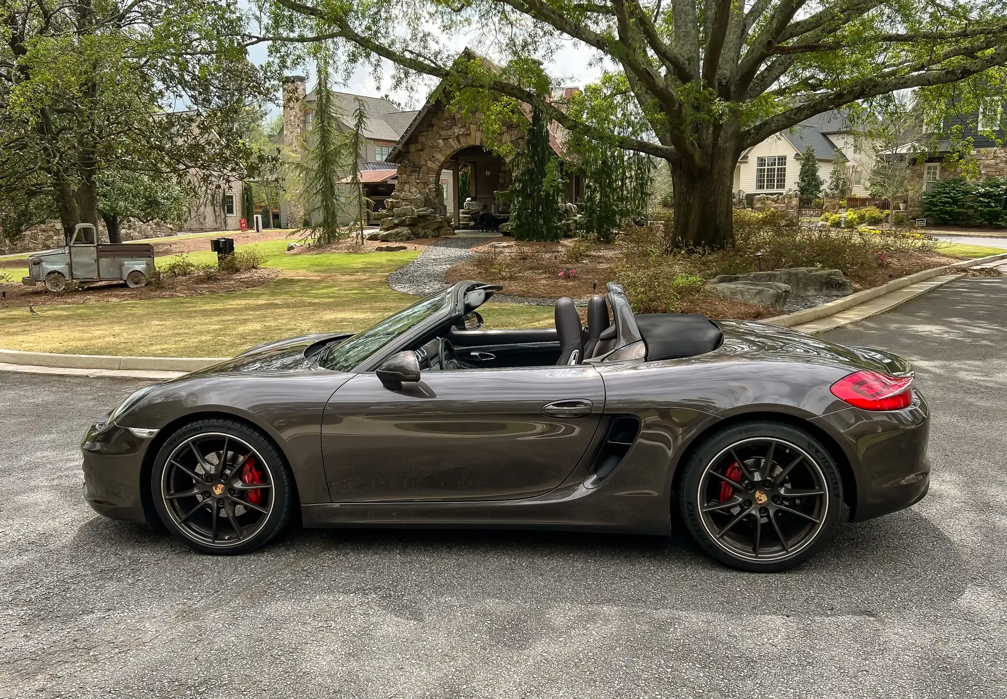 2014 Porsche Boxster S in Anthracite Brown Metallic