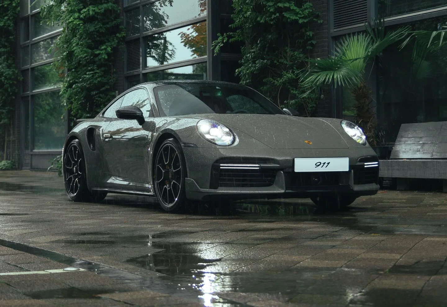2023 Porsche 992 Turbo S in PTS Alex Grey