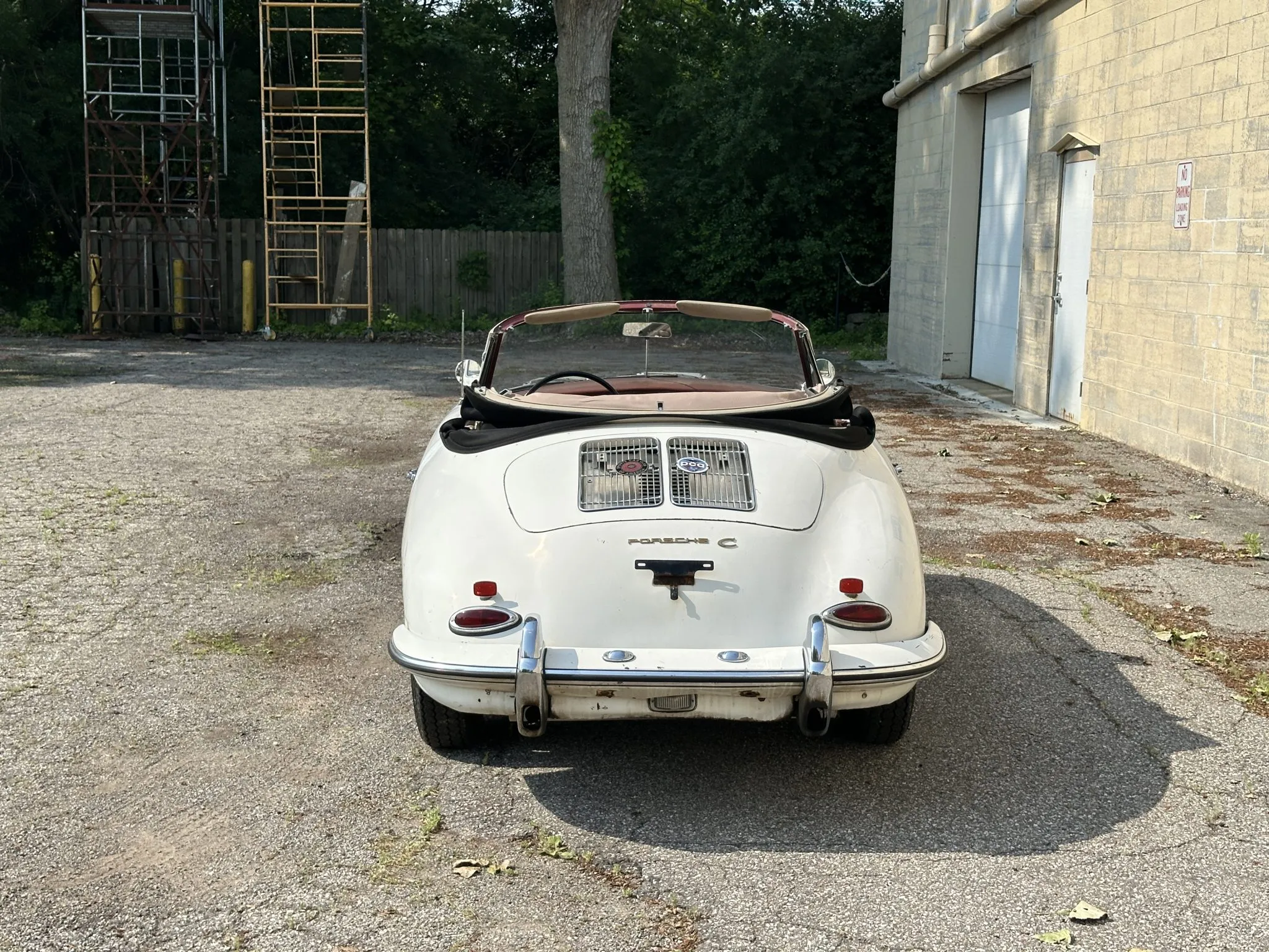 1965 Porsche 356C Cabriolet in Ivory White
