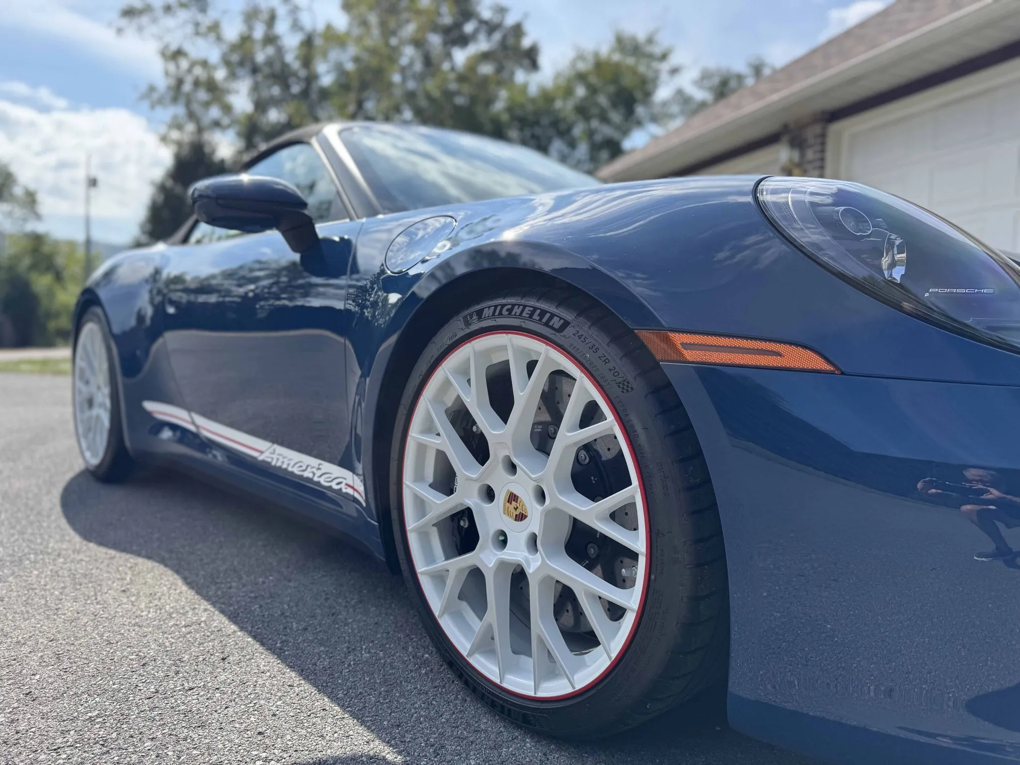2023 Porsche 911 Carrera GTS Cabriolet America Edition in Azure Blue