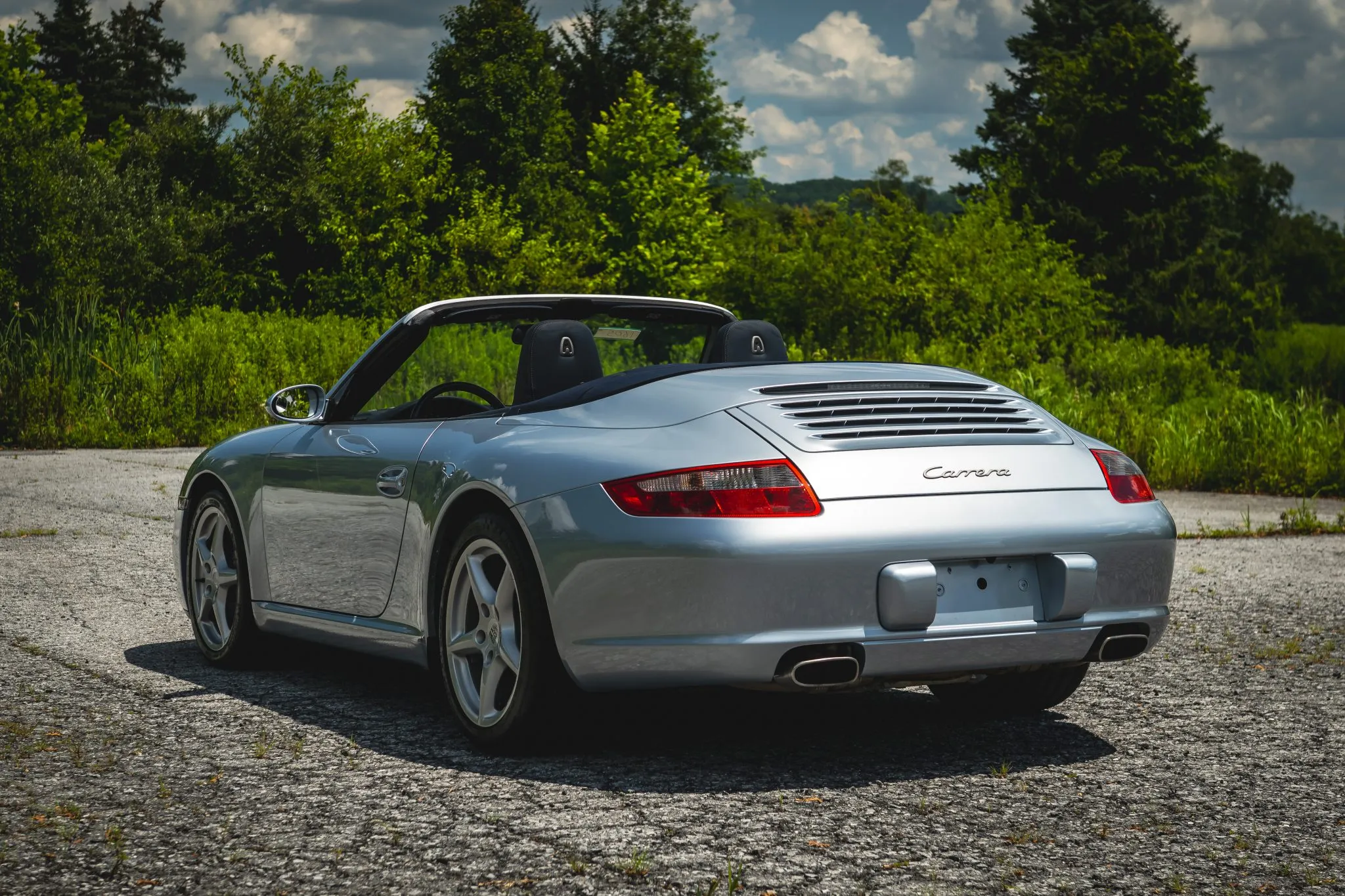 2005 Porsche 911 Carrera Cabriolet in Polar Silver Metallic