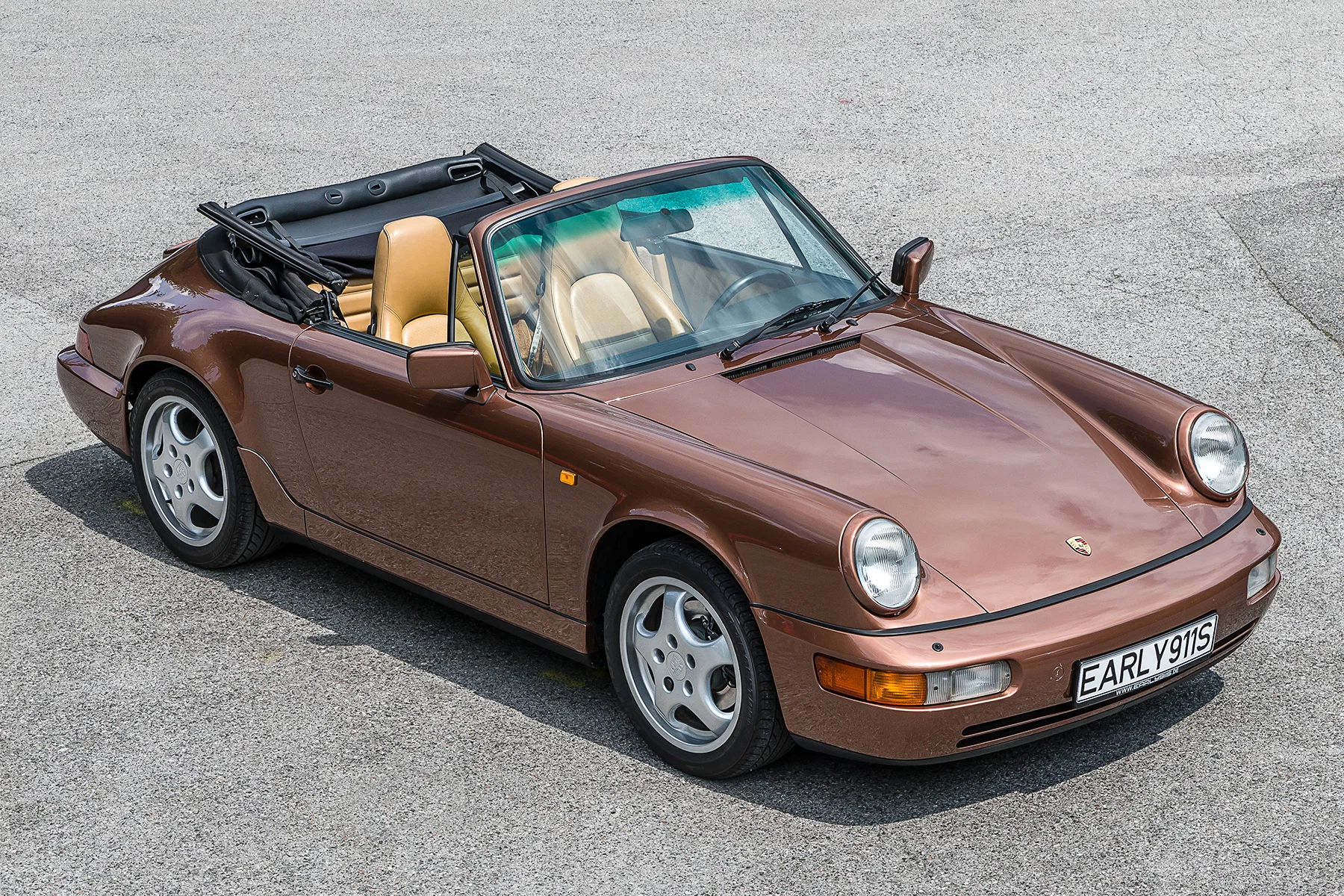 1990 Porsche 911 Carrera 2 in Cognac Brown Metallic