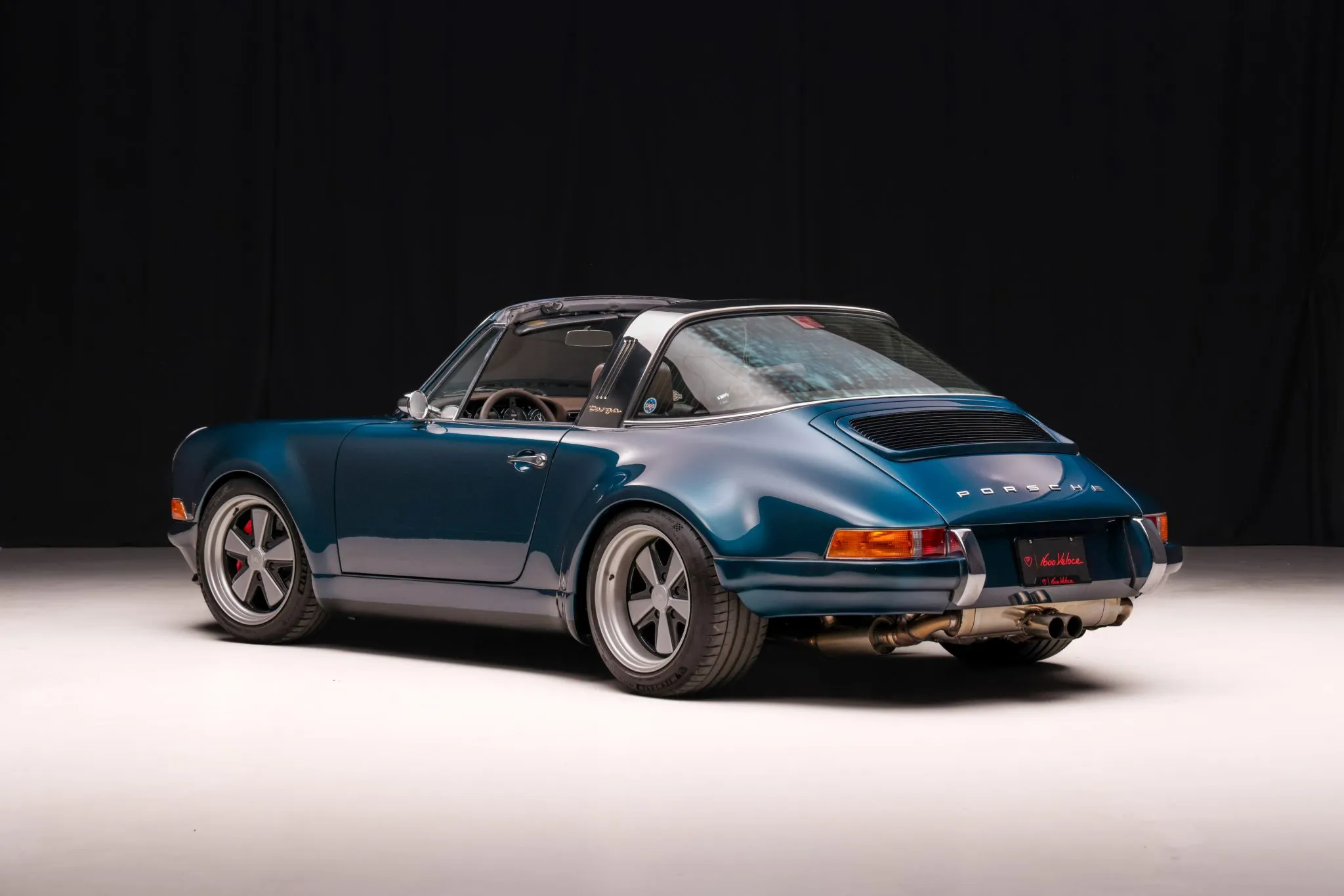 Backdated 1991 Porsche 911 Carrera 2 Targa in Amazonas Green Metallic