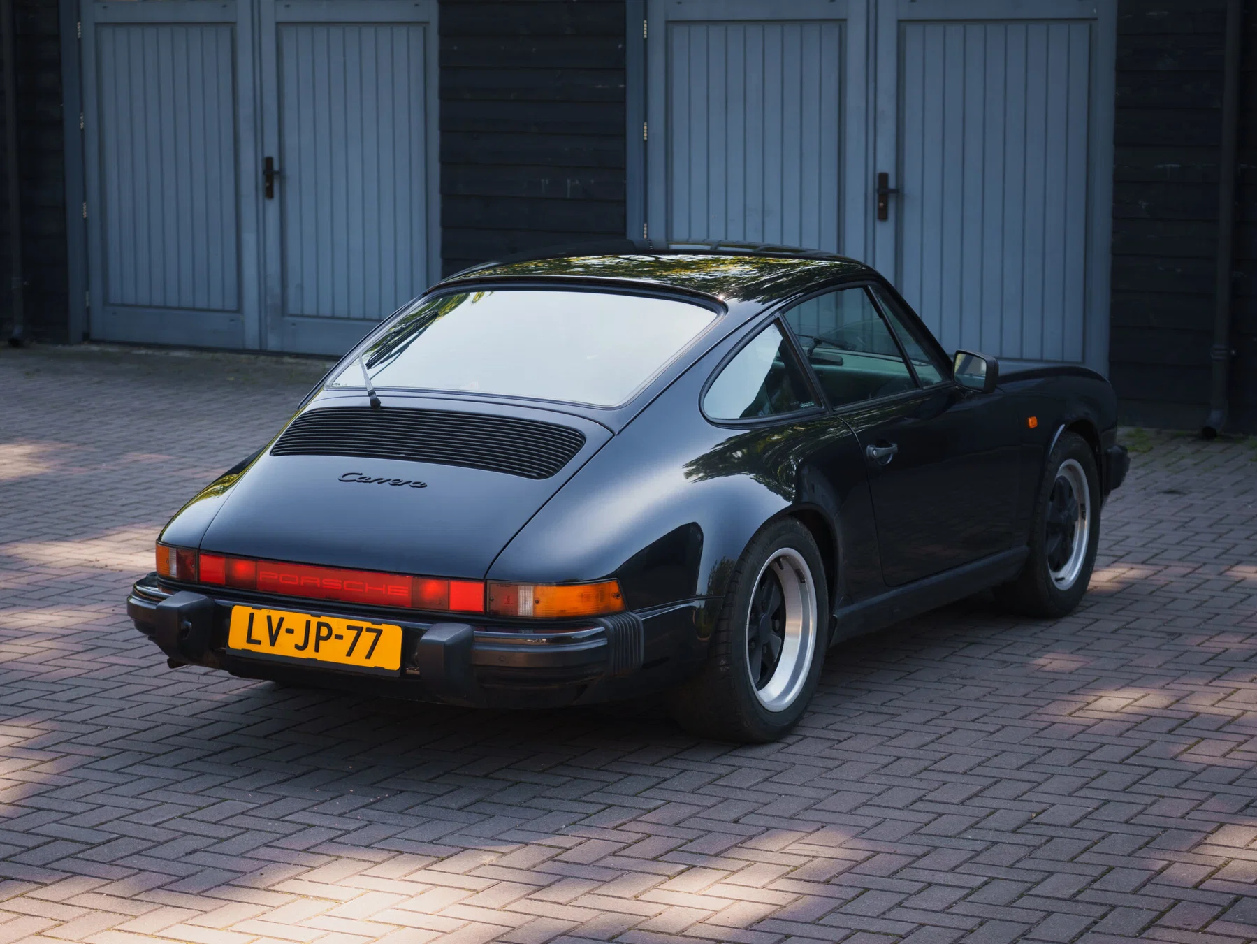 1988 Porsche 911 Carrera 3.2 In Satin Black Metallic
