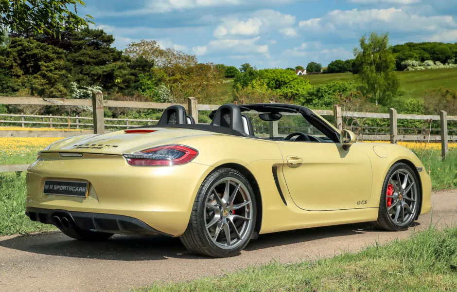 2014 Porsche Boxster GTS in Lime Gold Metallic