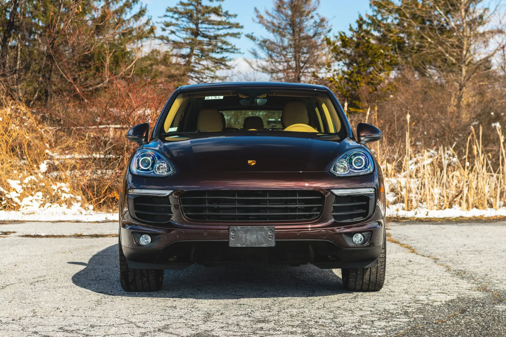 2017 Porsche Cayenne Platinum Edition in Mahogany Metallic