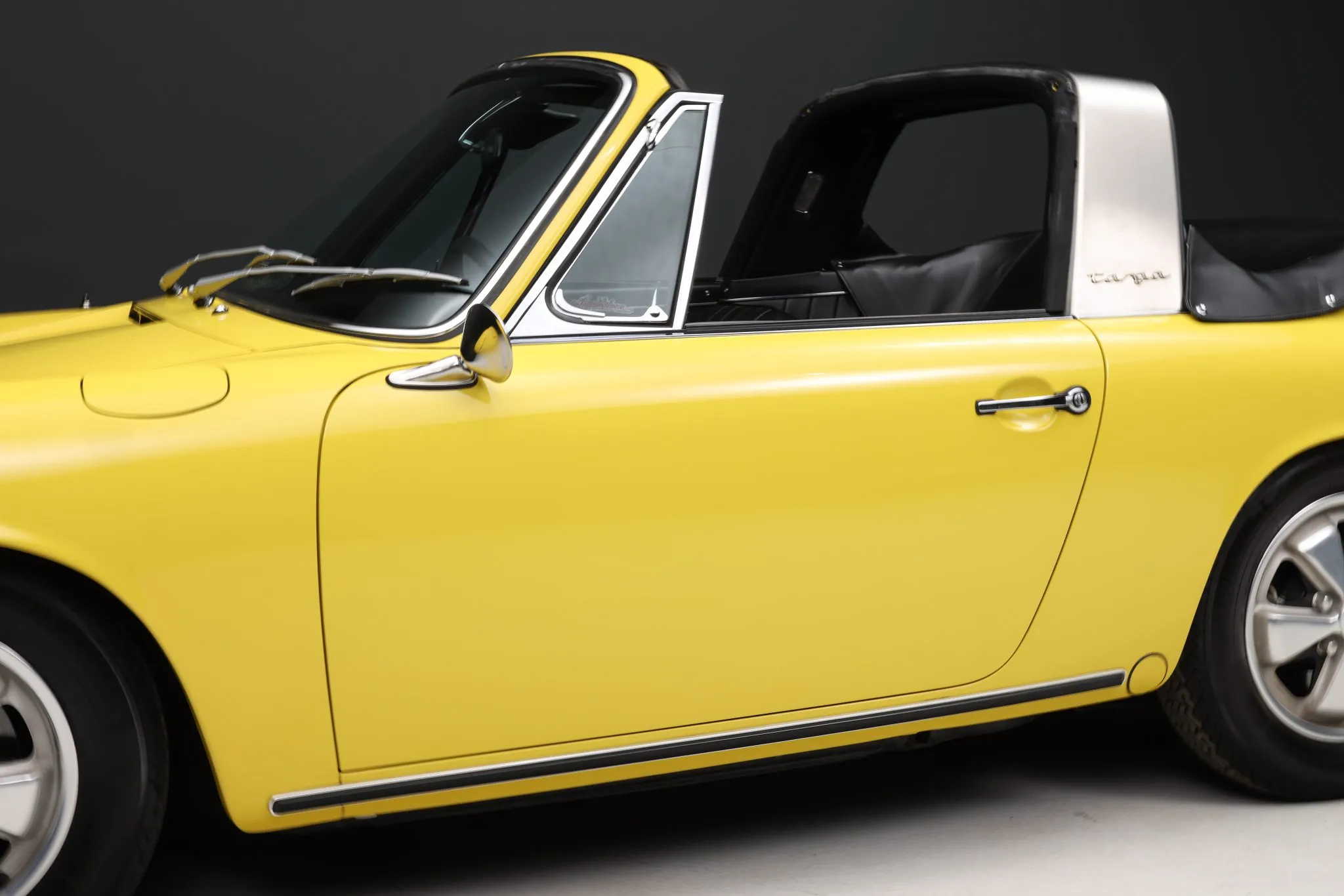 1967 Porsche 911S Soft-Window Targa in Lemon Yellow
