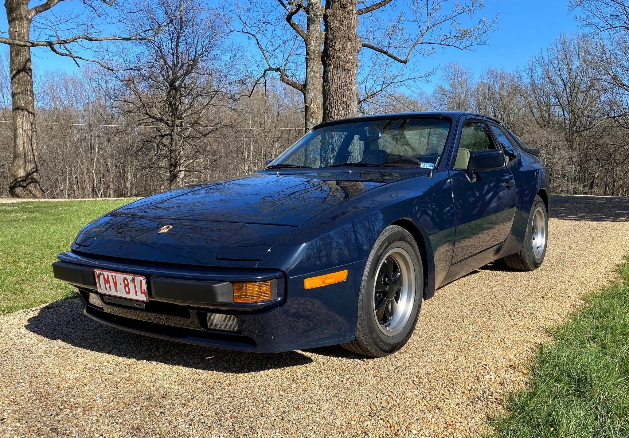 1983 Porsche 944 in Copenhagen Blue