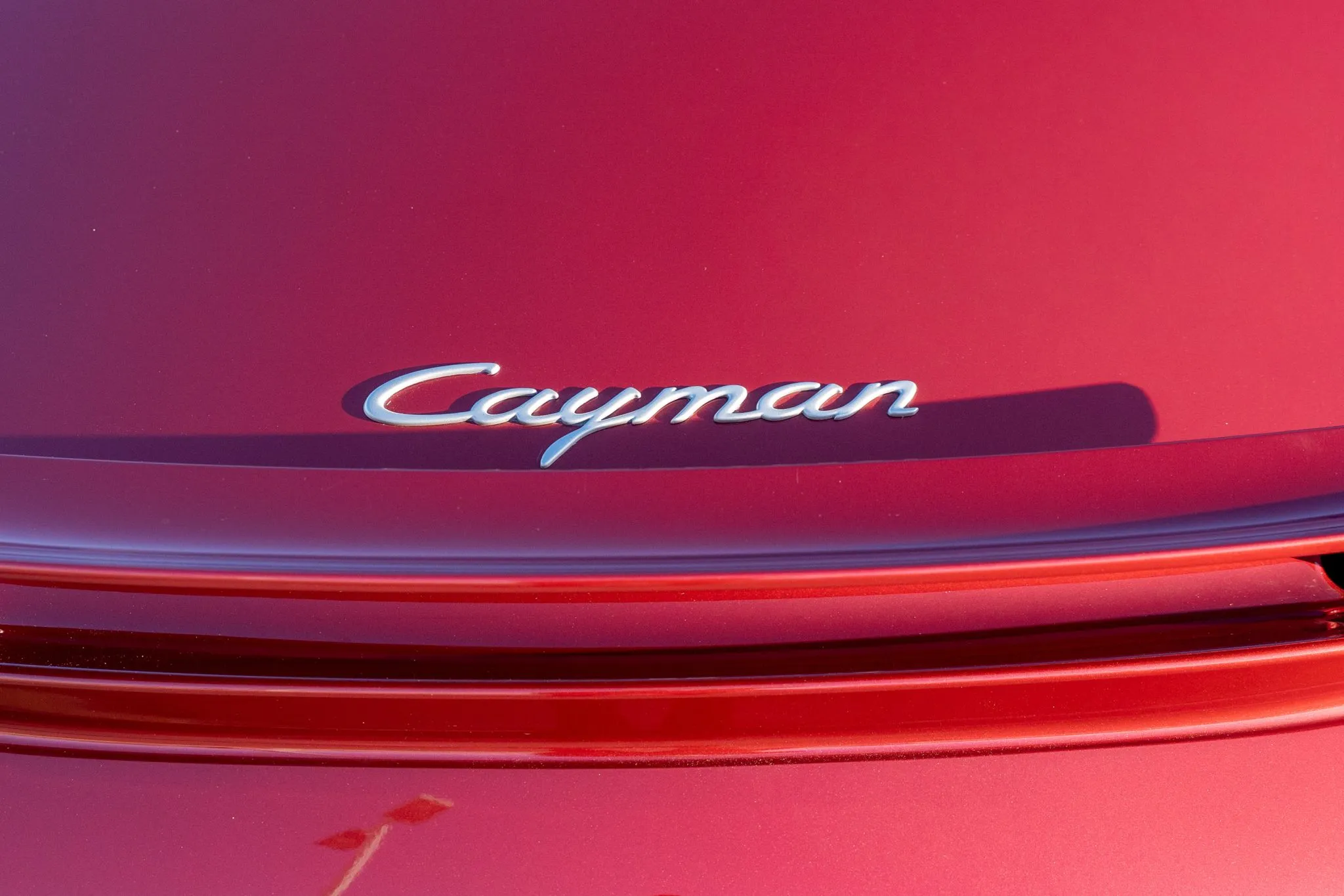 2009 Porsche Cayman in Ruby Red Metallic