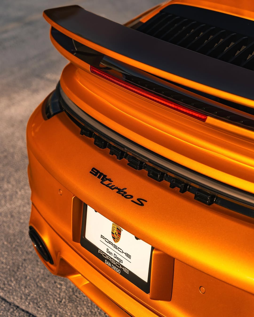 2023 Porsche 911 Turbo S Cabriolet in Nordic Gold Metallic