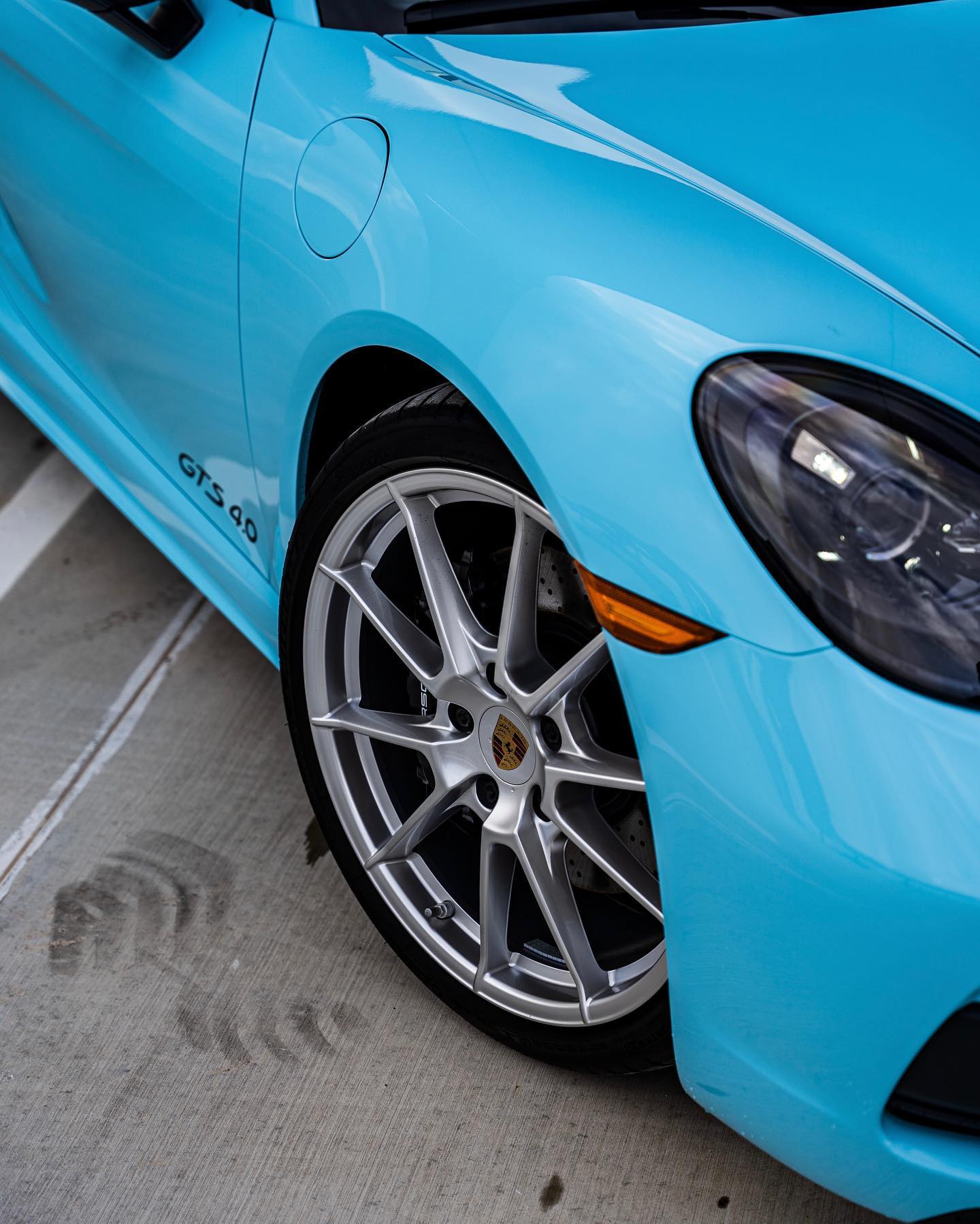 2023 Porsche718 Boxster GTS 4.0 in Olympic Blue