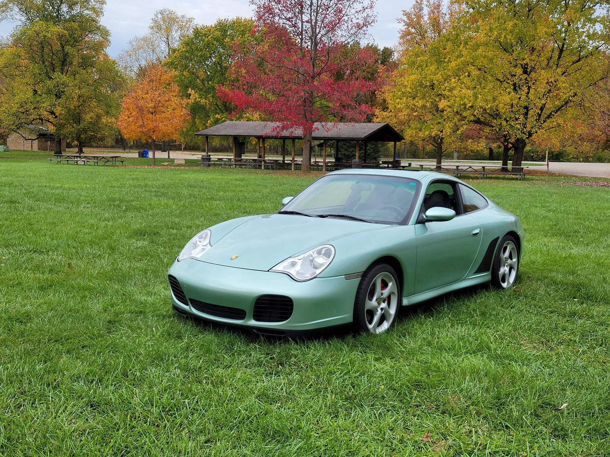 2003 Porsche 911 Carrera 4S Coupe X51 6-Speed in Ice Green Metallic