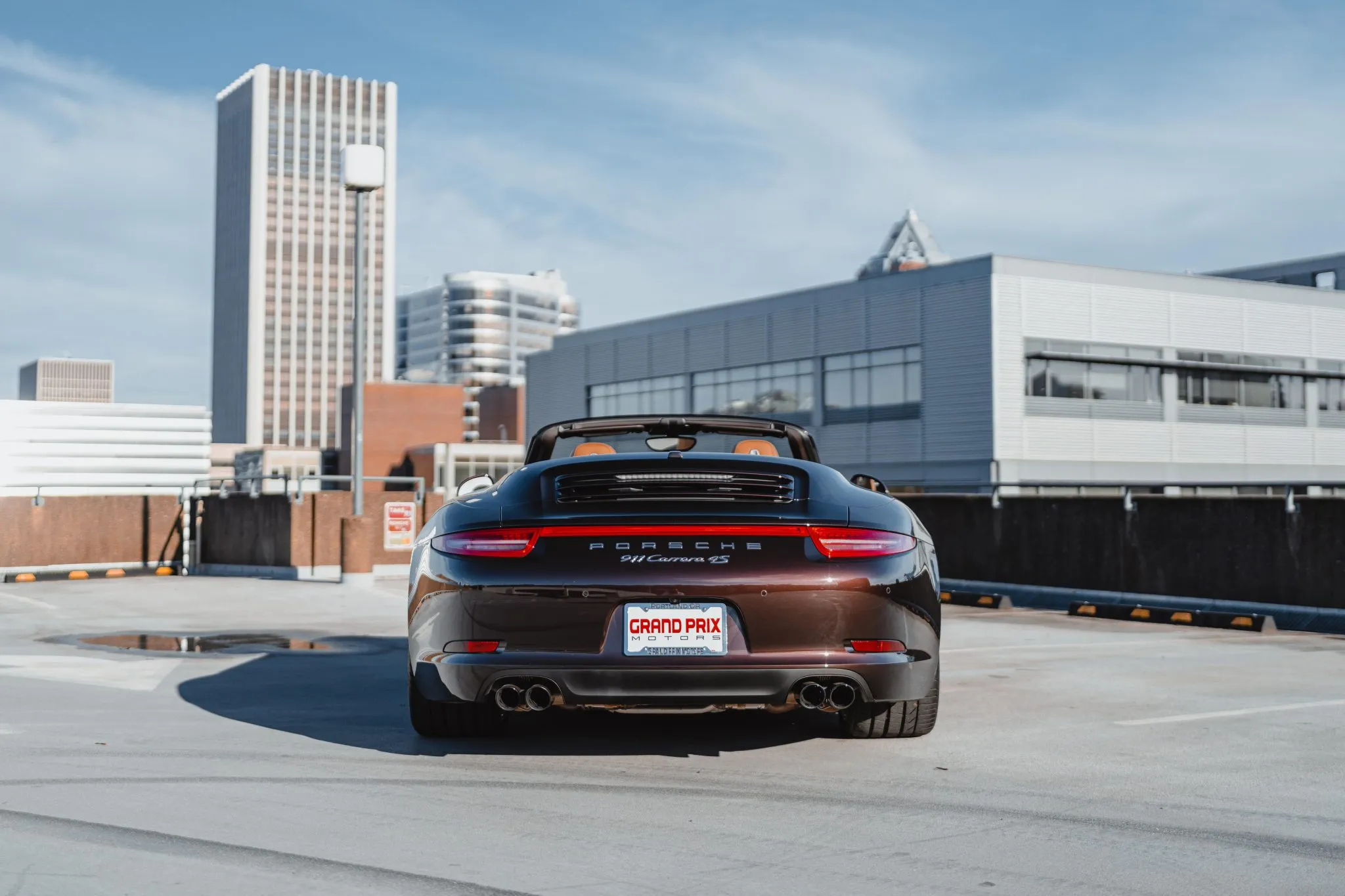 2016 Porsche 911 Carrera 4S Cabriolet in Mahogany Metallic