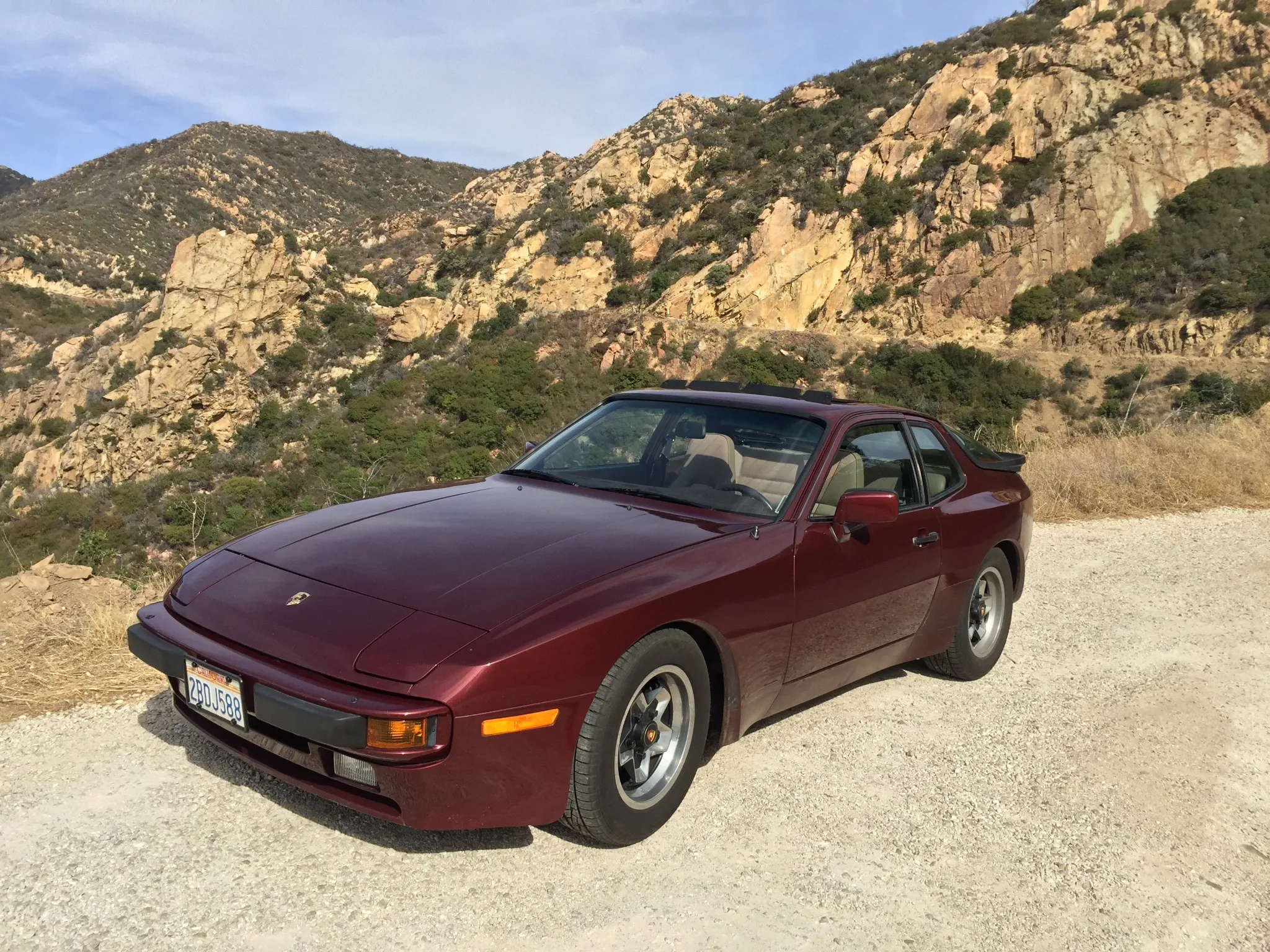 1984 Porsche 944 in Ruby Red Metallic