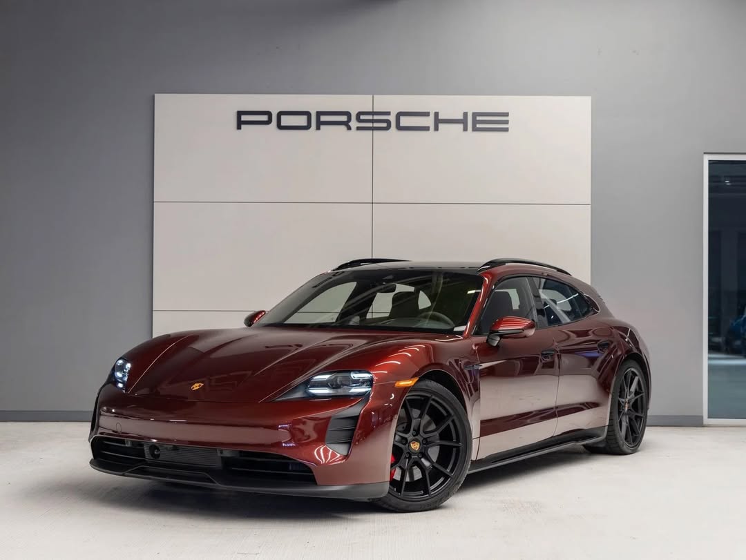 2023 Porsche Taycan GTS in Cherry Metallic