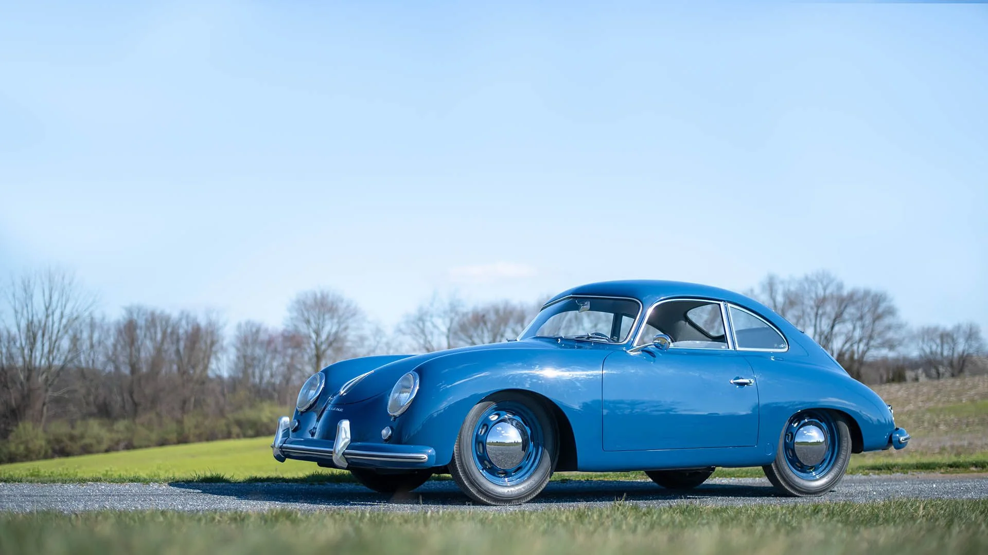 1953 Porsche 356 "Pre-A" 1500 Coupe in Azure Blue