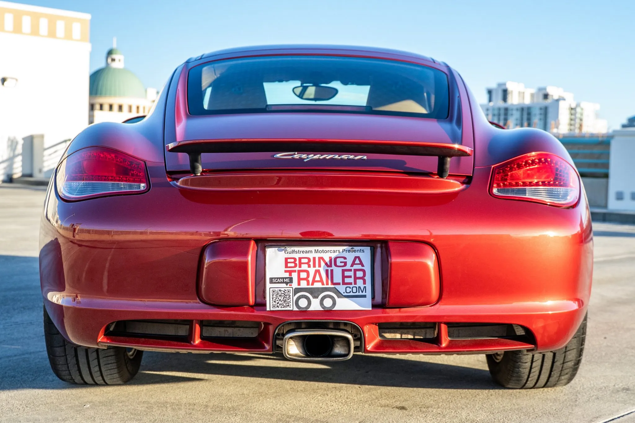 2009 Porsche Cayman in Ruby Red Metallic